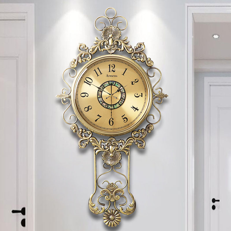 Interior Art Mural Clock Wall  - Luxury Watch Wall Clock ulasan dan harga