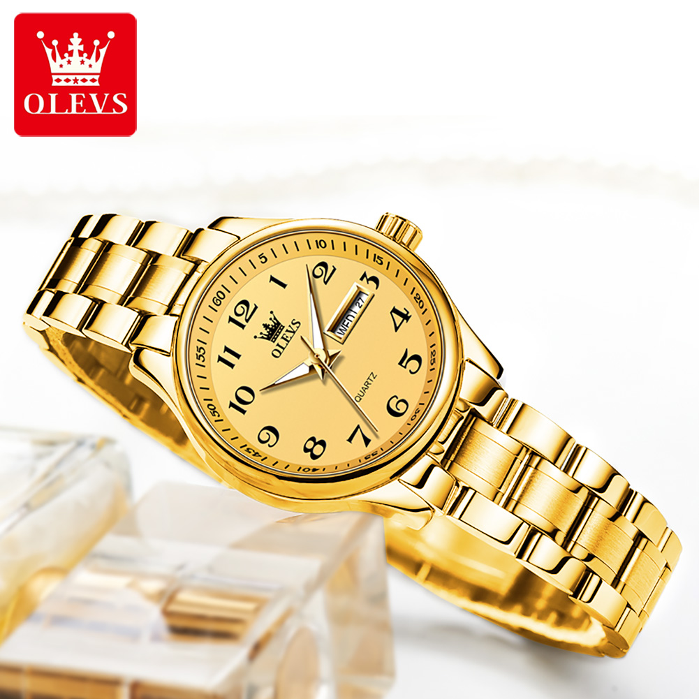 OLEVS Brand Luxury Gold Quartz - Luxury Watch Brand For Women ulasan dan harga