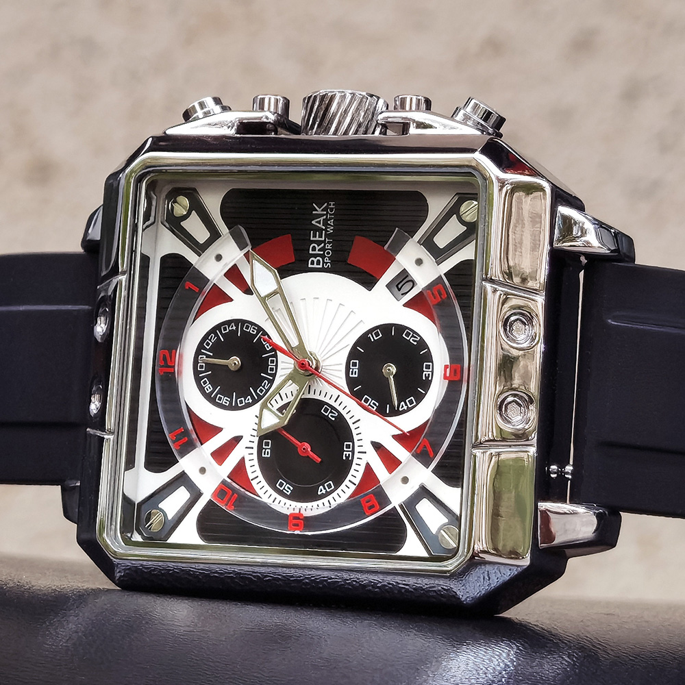 New Luxury Top Brand Chronogra - Luxury Watch Rubber Strap ulasan dan harga