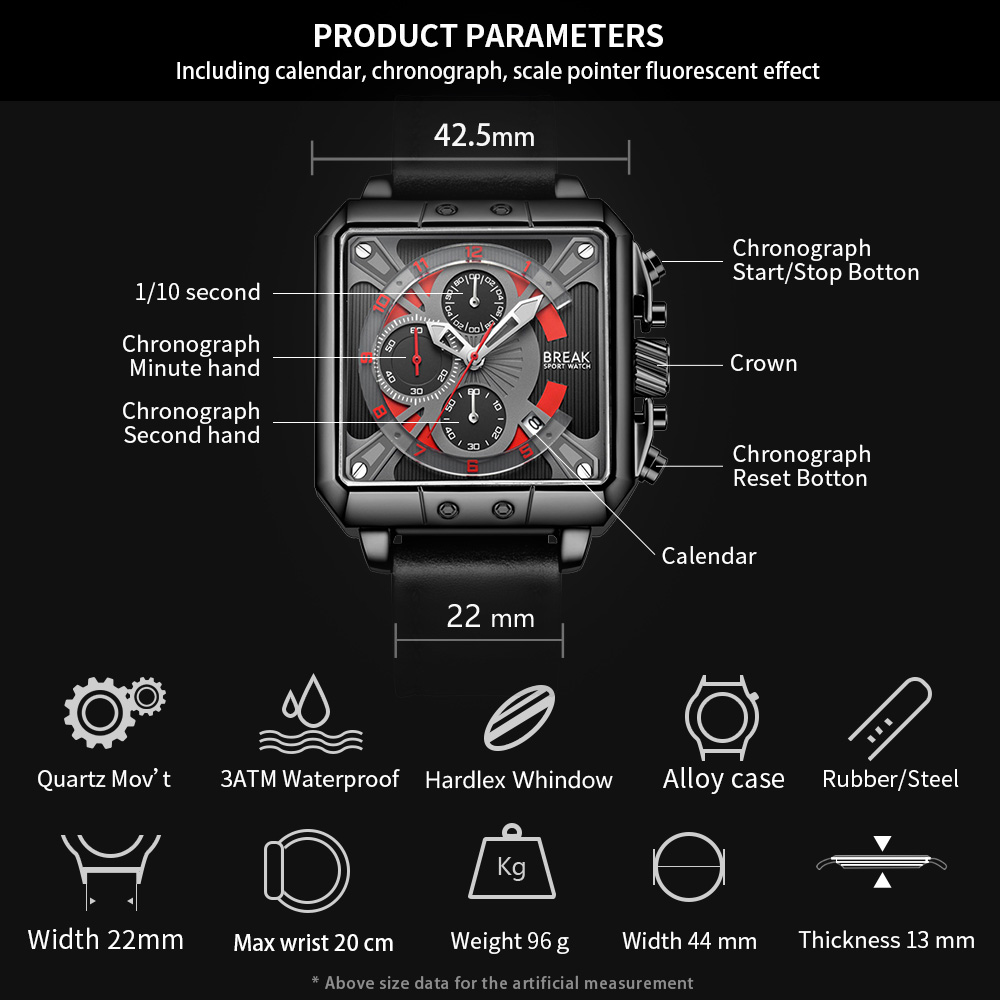 New Luxury Top Brand Chronogra - Luxury Watch Rubber Strap ulasan dan harga