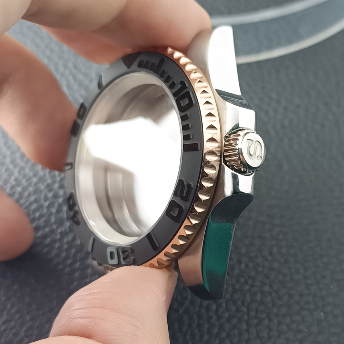 NH35 High-quality 40.5mm Silve - Bronze Case Watch ulasan dan harga