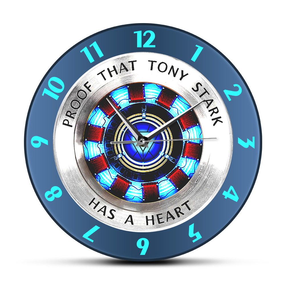 Proof That Tony Stark Has A He - Luxury Watch Wall Clock ulasan dan harga