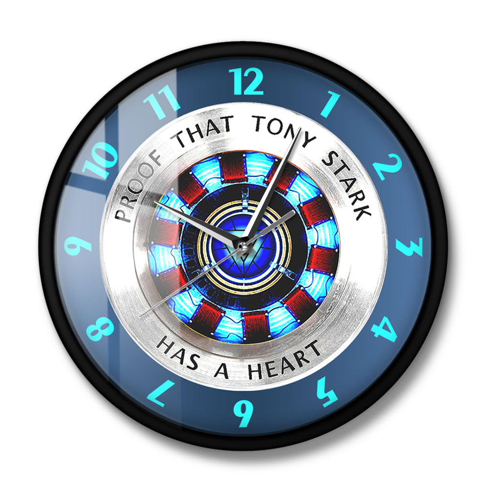 Proof That Tony Stark Has A He - Luxury Watch Wall Clock ulasan dan harga