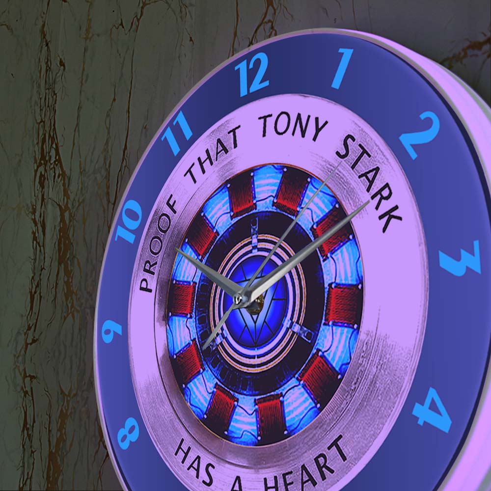 Proof That Tony Stark Has A He - Luxury Watch Wall Clock ulasan dan harga