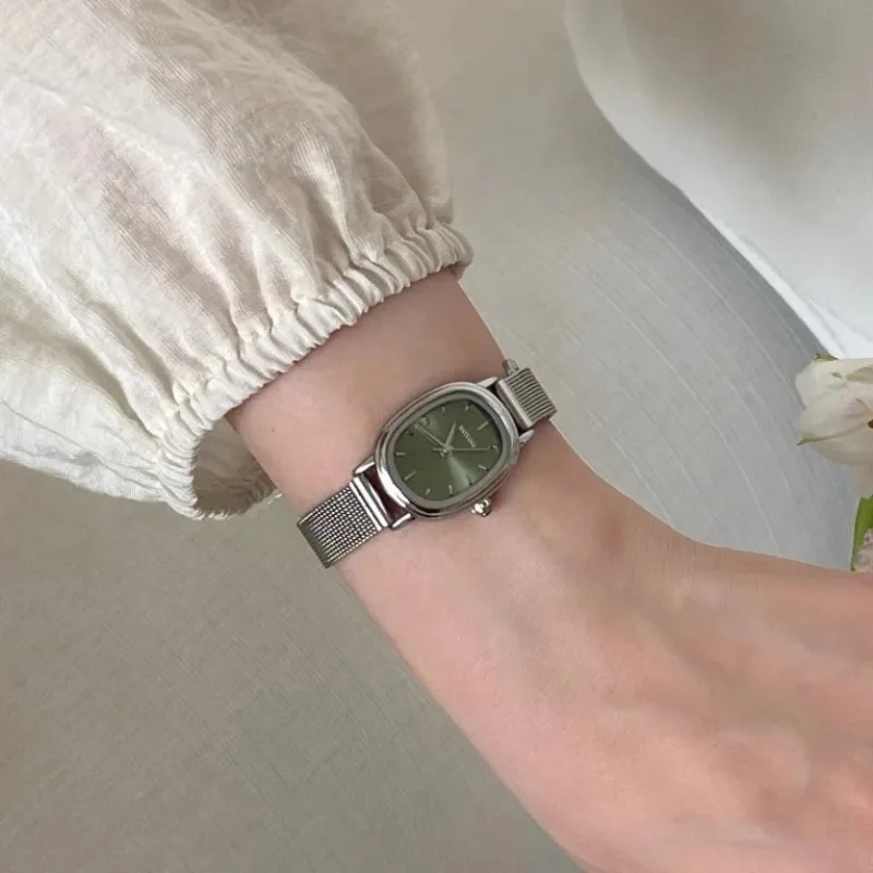 Small Oval Dial Green Watch Si - Luxury Watch Brand For Women ulasan dan harga