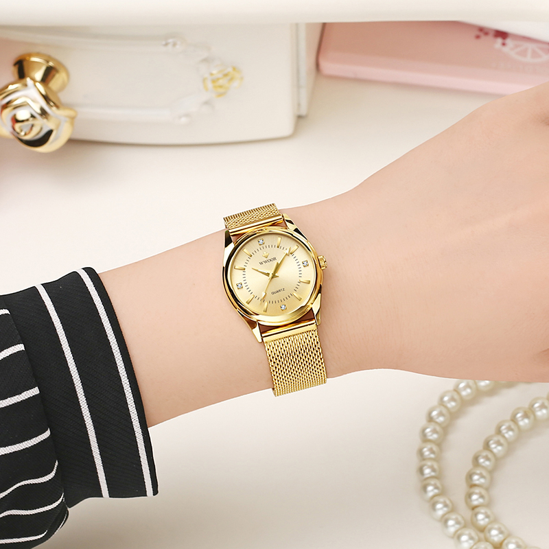 WWOOR Luxury Brand Dress Gold  - Luxury Watch Brand For Women ulasan dan harga