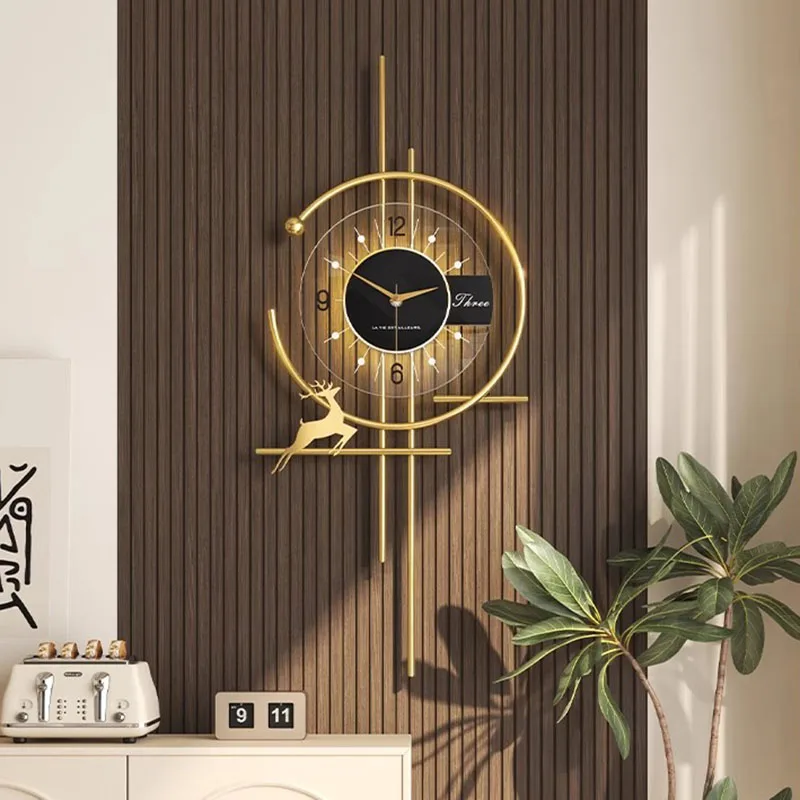 Popular Dining Room Wall Clock - Luxury Watch Wall Clock ulasan dan harga