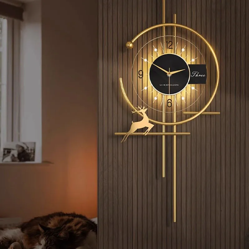 Popular Dining Room Wall Clock - Luxury Watch Wall Clock ulasan dan harga