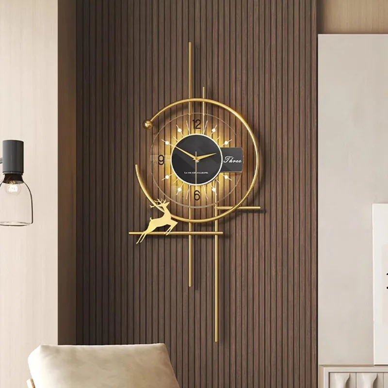 Popular Dining Room Wall Clock - Luxury Watch Wall Clock ulasan dan harga