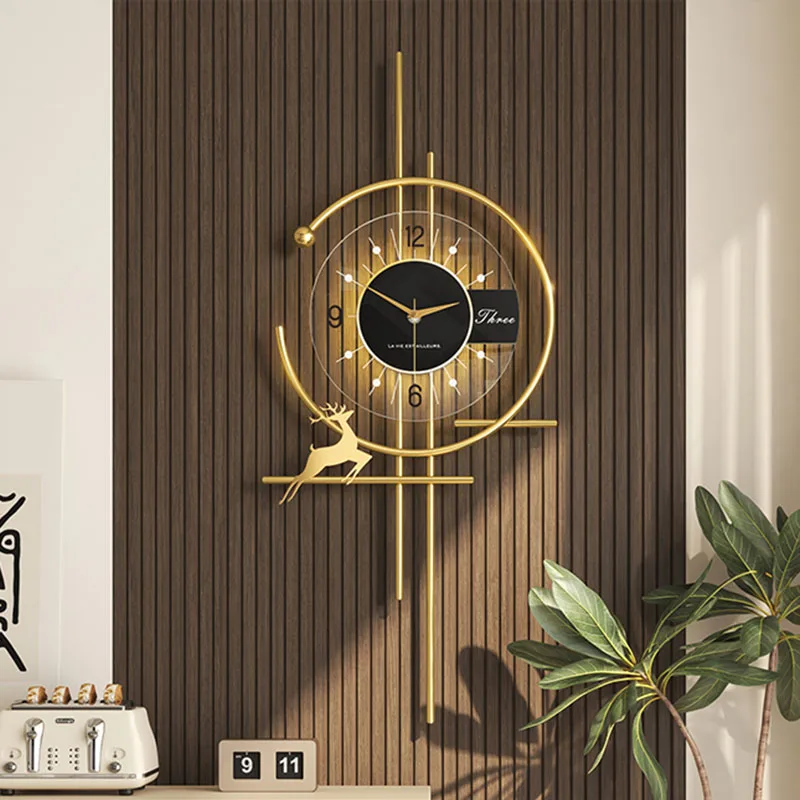 Popular Dining Room Wall Clock - Luxury Watch Wall Clock ulasan dan harga